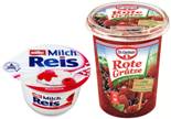 Milchreis/ Rote Gr�tze