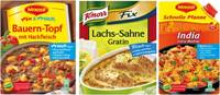 Fixprodukte von Knorr und Maggi