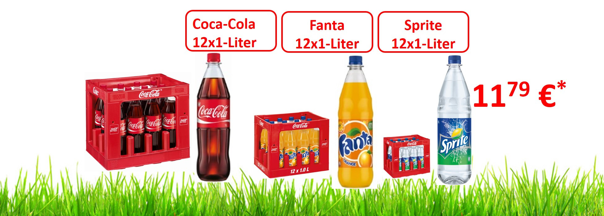 Coca-Cola, Fanta, Sprite online bestellen